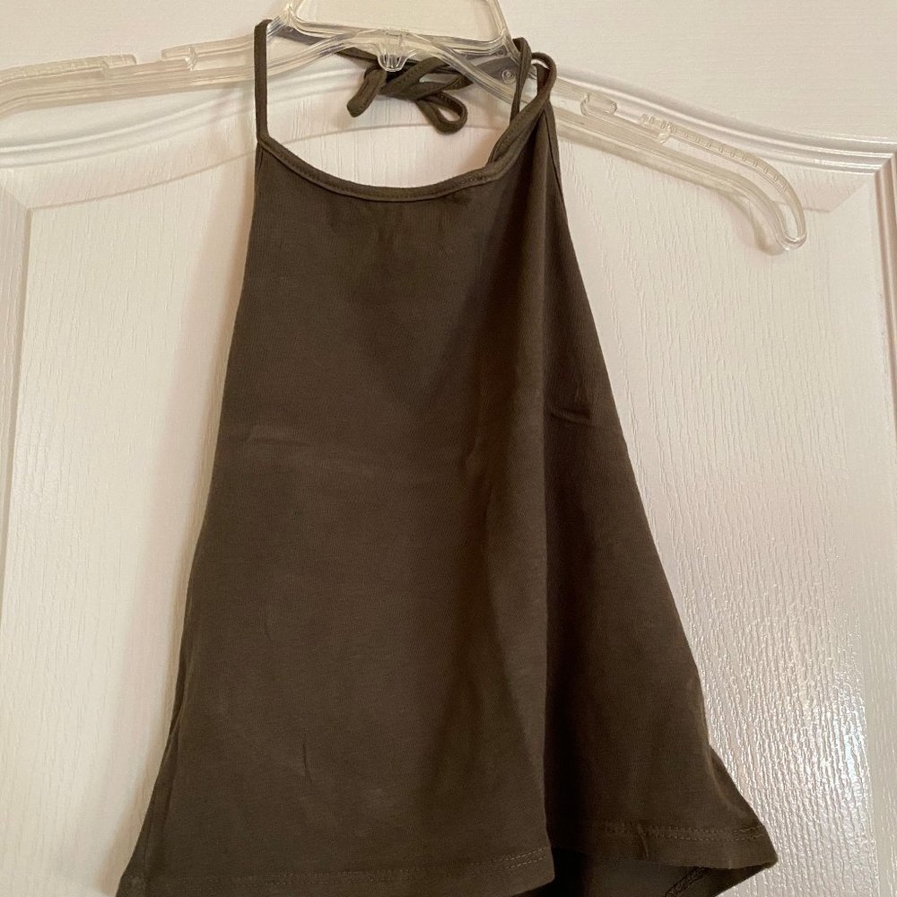 Brandy Melville Tie Back Crop Top